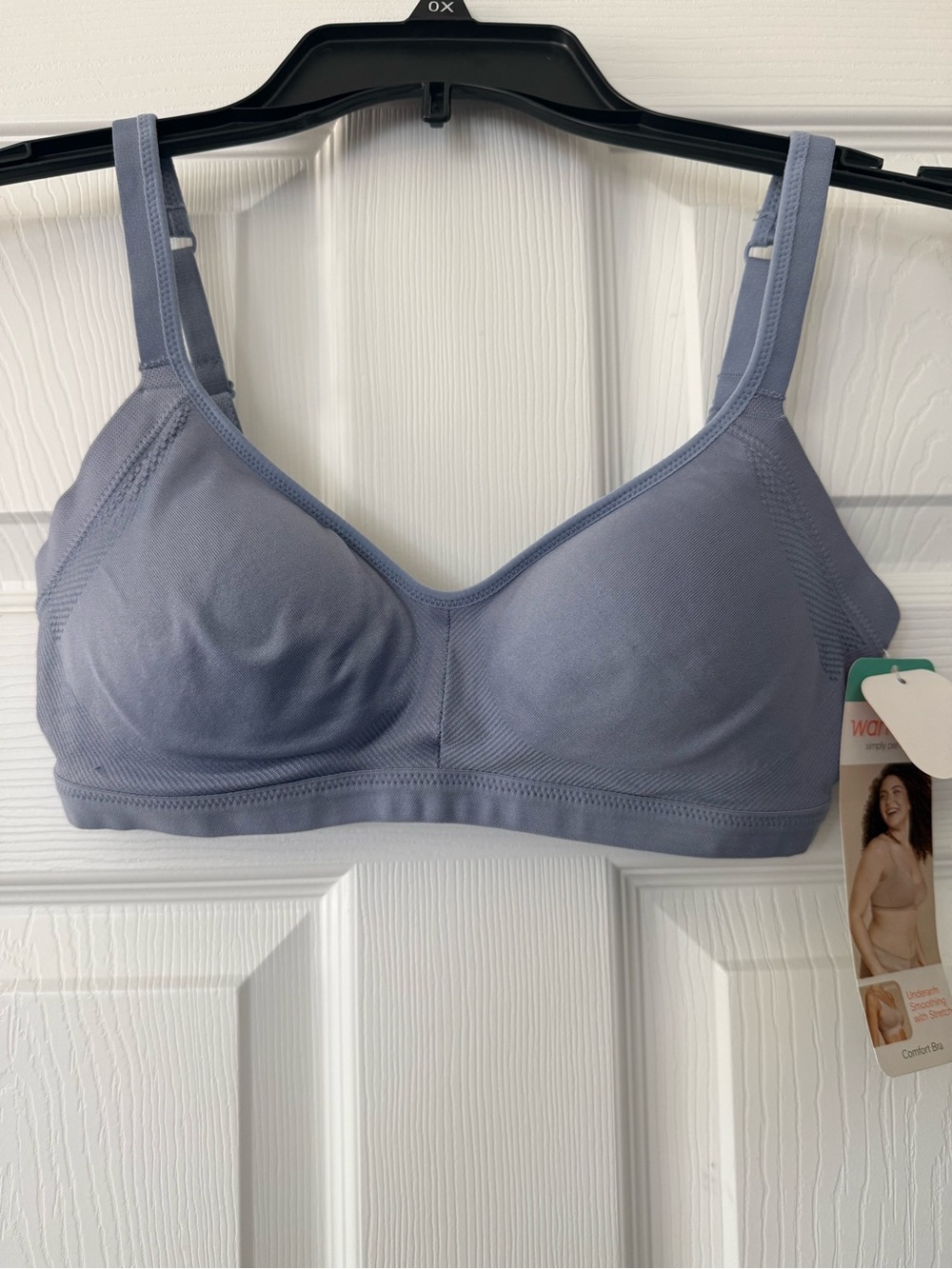 Warner's Wireless Seamless Comfort Bra - Dusty Blue